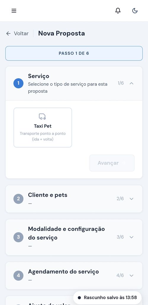 Nova proposta mobile